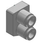SS0700-52A - Dual Flow Fitting