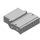 SS0755-S-BASE - Plug Lead Manifold Bar Base:EX510 Gateway-type Serial Transmission System