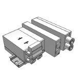 SS5J4-60S_BASE - Plug-in Connector Type Base:  EX180 Integrated Type (for Output) Serial Transmission System