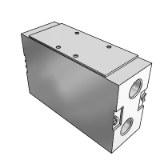 VV5FR5-10-BLOCK - Non Plug-in Type: Grommet Terminal, DIN Terminal (Manifold Block Assembly)