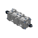 CA2-Z/CDA2-Z-XC10 - Dual Stroke Cylinder/Double rod type