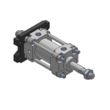 CA2KW/CDA2KW - Air Cylinder/Non-Rotating: Double Acting Double Rod