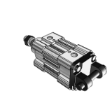 CP96K_C/CP96KD_C - ISO Cylinder:Non-rotating Rod Type Double Acting,Single/Double Rod