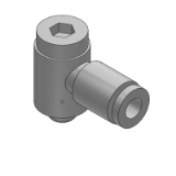 KQ2VS - Hexagon Socket Head Universal Male Elbow (Gasket Seal)