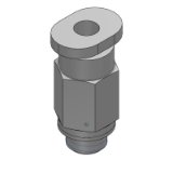 KQ2H (Inch) - Male Connector (Gasket Seal)