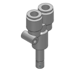 KRU (Plug-in Y) - One-touch Fittings / Flame Resistant / Plug-in Y