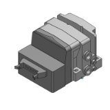 SS0750-J-BASE - Manifold plug-in a base modulare: sistema di cablaggio PC compatibile con il sistema di cablaggio del cavo flat ribbon