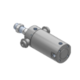 CG1/CDG1 - Druckluftzylinder, Standardausführung: doppeltwirkend, einseitige Kolbenstange