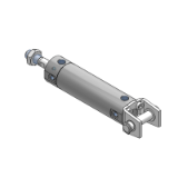 CG1/CDG1 - Druckluftzylinder/Standardausführung: einfachwirkend, Zug-/Schiebesystem