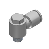 KGV (D'estremità a gomito orientabile) - Raccordi istantanei in acciaio inox / D'estremità a gomito orientabile