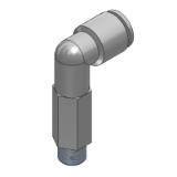 KGW (D'estremità a gomito prolungato) - Raccordi istantanei in acciaio inox / D'estremità a gomito prolungato