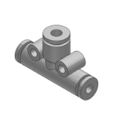 KJT T-Stück für unterschiedliche Schlauchdurchmesser - Miniatur-Steckverbindung KJT T-Stück für unterschiedliche Schlauchdurchmesser