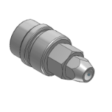 KKHS-N - Enchufes rápidos/Conector hembra, Modelo de conexión con tuerca (para tubo flexible de uretano reforzado con fibra)
