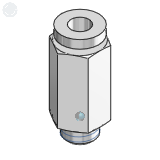 KQ2 Millimètres / Tube compatible : mm Filetage de raccordement : M, R, Rc