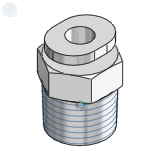 KQ2 Modèle ovale Millimètres / Tube compatible : mm Filetage de raccordement : M, R, Rc