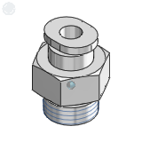 KQ2 Modèle ovale Millimètres / Tube compatible : mm Filetage de raccordement : R, Rc (Joint encastré)
