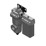 IDG_UNIT-X016 - Secador de aire de membrana, unidad individual: Con indicador de servicio de elementos