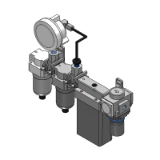 IDG_UNIT-X032 - Membran-Lufttrockner: Mit Differenzdruck-Manometer